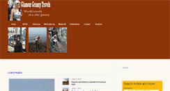 Desktop Screenshot of glamourgrannytravels.com